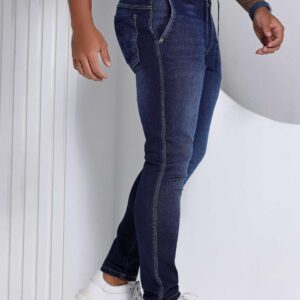 Calça Masculina Confortável e Estilosa com Cordão de Amarração Pit Bull Jeans